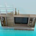 3D modeli Kabine oturma odasında - önizleme