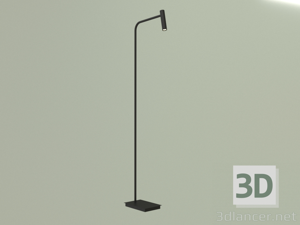 3D modeli Zemin lambası 7009F BK - önizleme