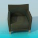 modèle 3D Chaise en cuir - preview