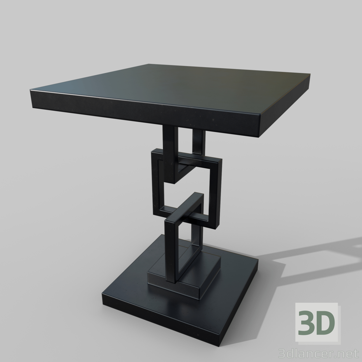 3d table chain model buy - render