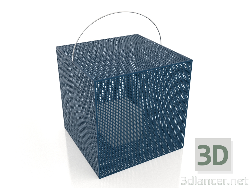 3 डी मॉडल मोमबत्ती बॉक्स 3 (ग्रे नीला) - पूर्वावलोकन