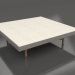 modèle 3D Table basse carrée (Gris quartz, DEKTON Danae) - preview