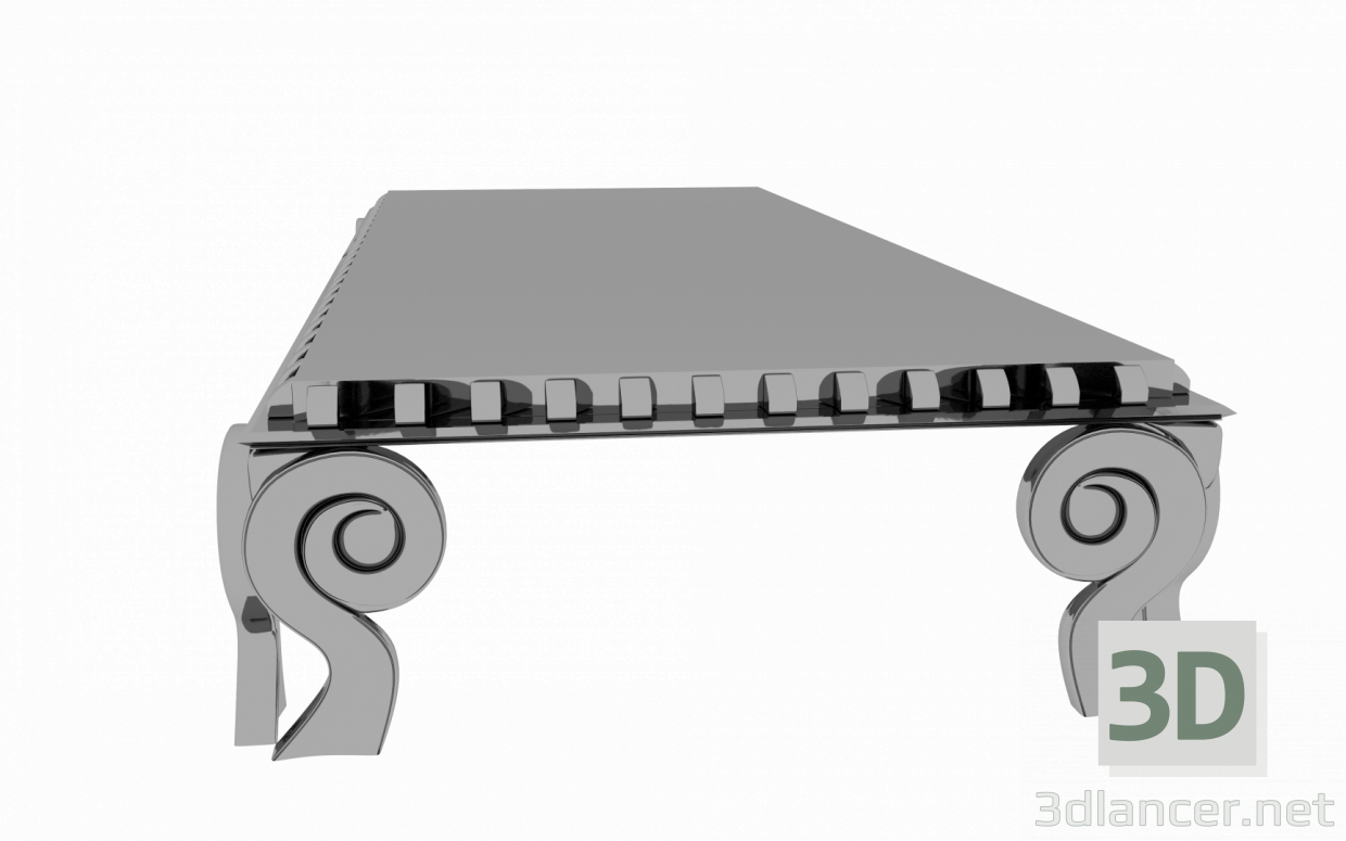 modello 3D Tavolo - anteprima