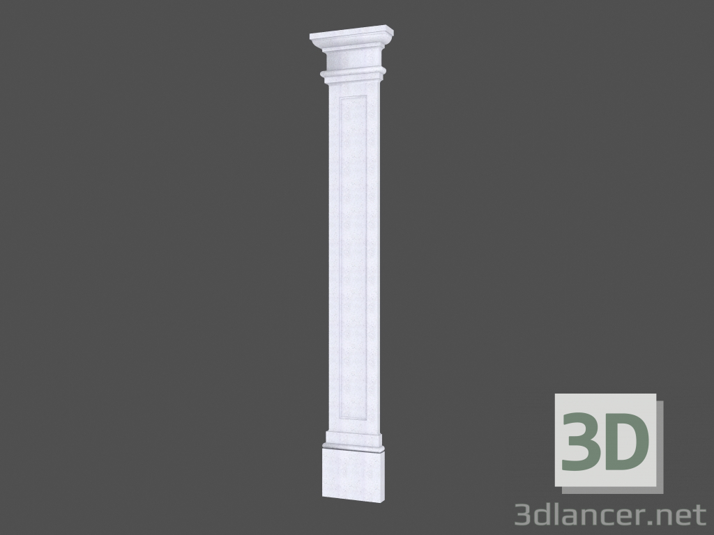 modello 3D Pilaster (P47TG) - anteprima