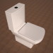 3d WC Roca Dama Senso model buy - render