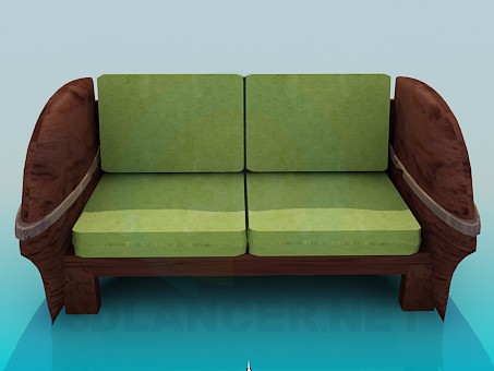 3d model Sofa-bench - preview