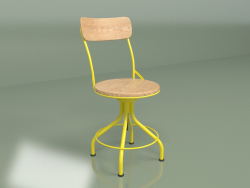 Bar stool Vintner (yellow matte)