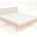 3d модель Кровать двуспальная Fawn со светлым изголовьем 180Х200 – превью