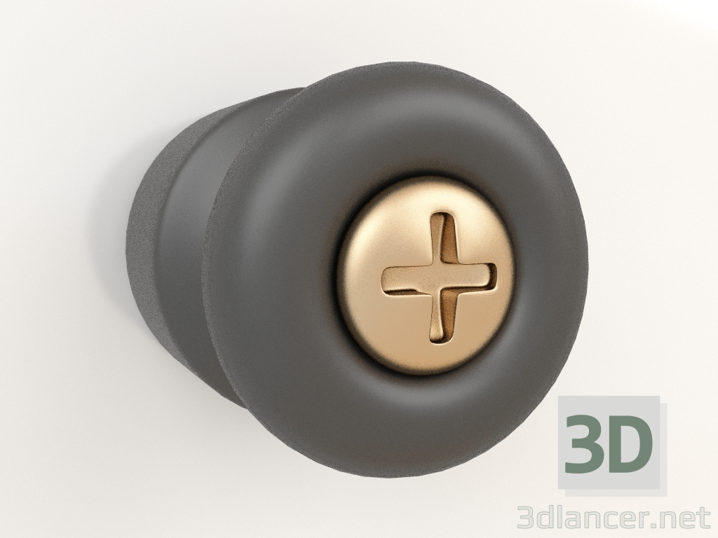 3D modeli İzolatör (siyah) - önizleme