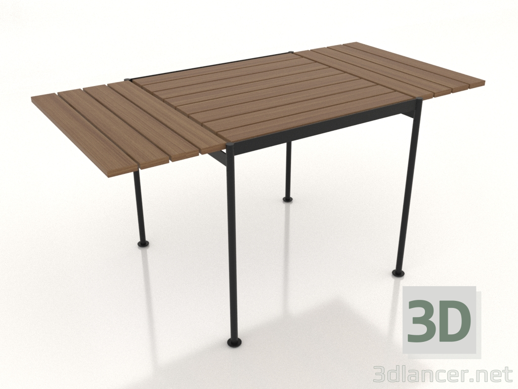 3 डी मॉडल डाइनिंग टेबल 80x80 सेमी (विस्तारित) - पूर्वावलोकन