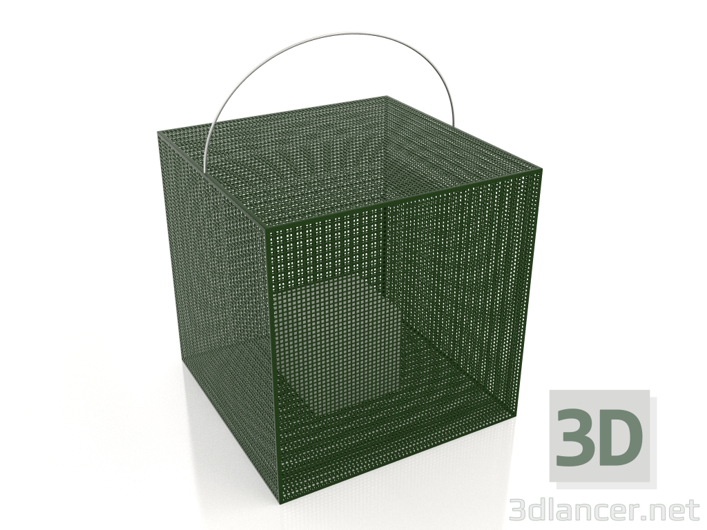 3d model Caja de velas 3 (Verde botella) - vista previa
