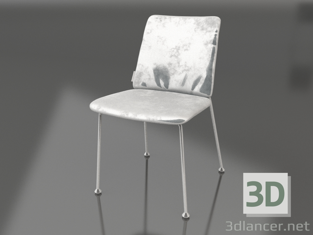 3d model Fab chair (Grey Blue) - preview