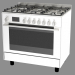 3d model Gas oven HSB738356A - preview