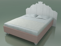 डबल बेड (80 Е, सफेद)