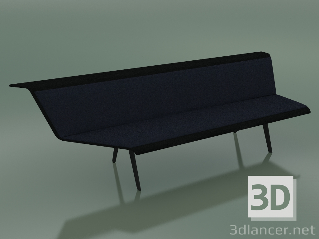3d model Module angular triple Waiting 4509 (90 ° right, Black) - preview