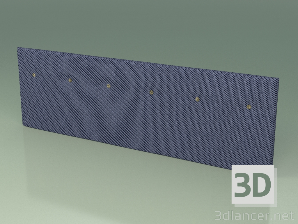 3D modeli Koltuk modülü 004 (sırtlık, 3D Net Navy) - önizleme
