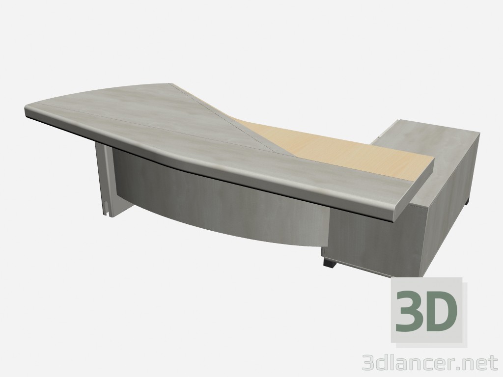 3D Modell Olympische Schreibtisch scrivania - Vorschau