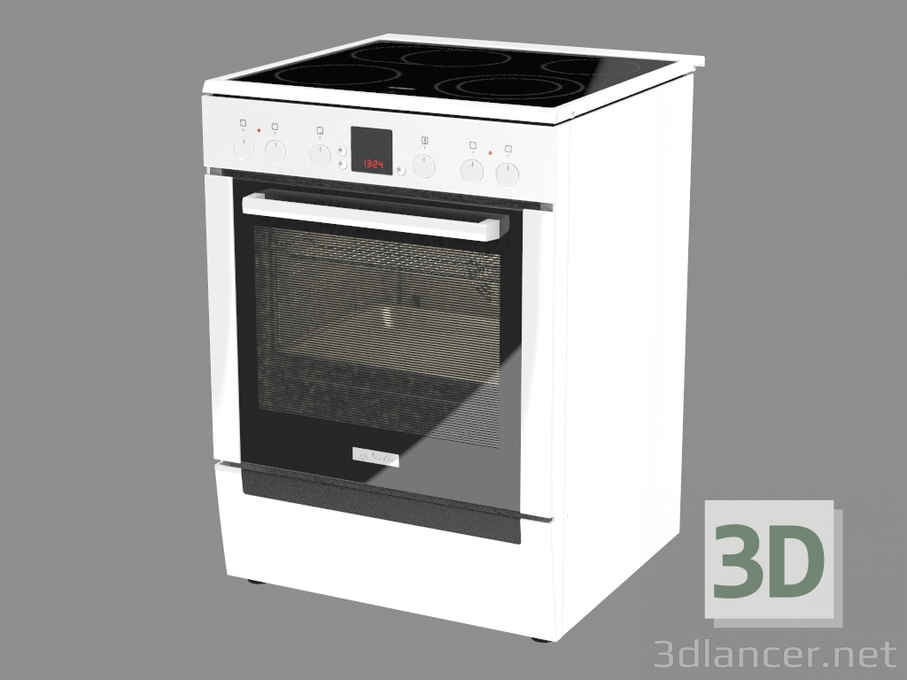 3d model Electric cooker HCE 744223 R (85x60x60) - preview