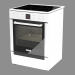 3d model Electric cooker HCE 744223 R (85x60x60) - preview