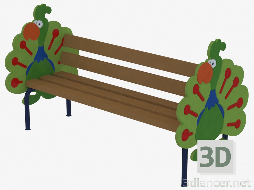 3D Modell Sitzbank (8035) - Vorschau