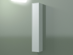 Armario de pared con 1 puerta (8BUAECD01, 8BUAECS01, Glacier White C01, L 24, P 24, H 144 cm)