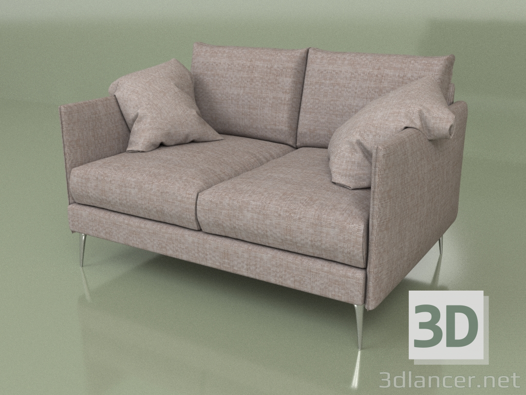 3D modeli kümülüs çift kişilik kanepe - önizleme