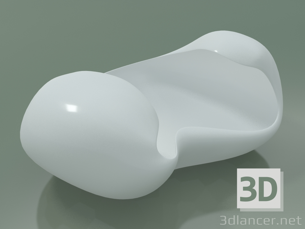 modello 3D Bowl Bouble (bianco) - anteprima
