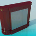 3d model Wardrobe with mirrors - preview