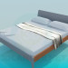 3D Modell Bett mit Einrichtung - Vorschau