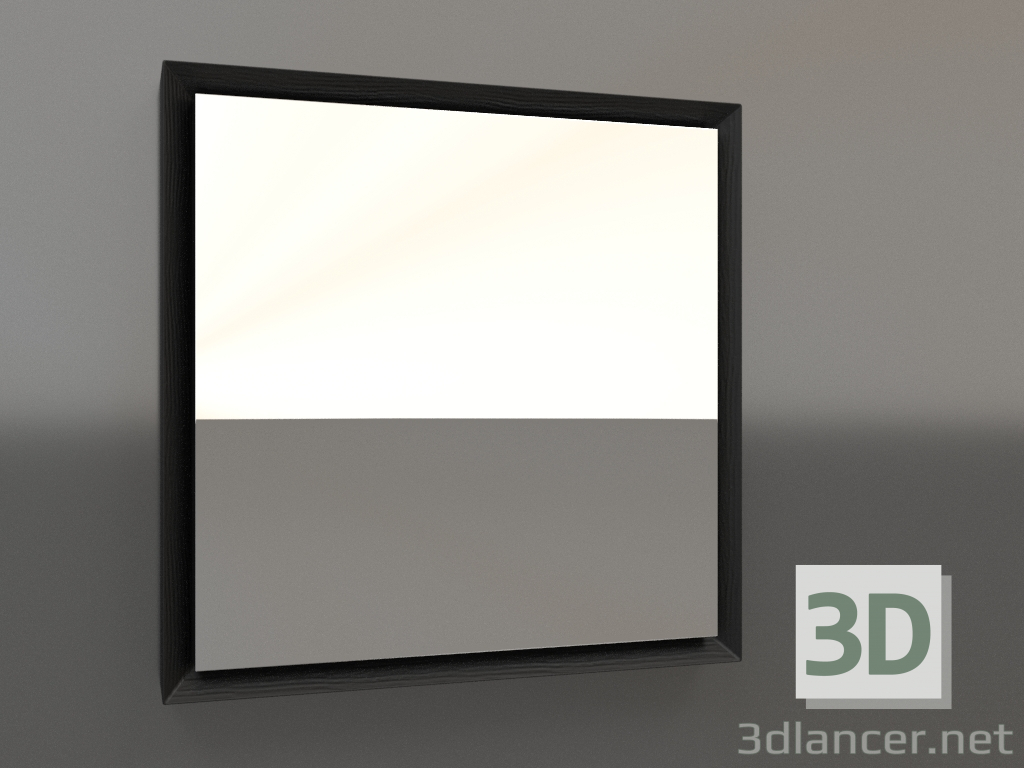 modèle 3D Miroir ZL 21 (400x400, bois noir) - preview