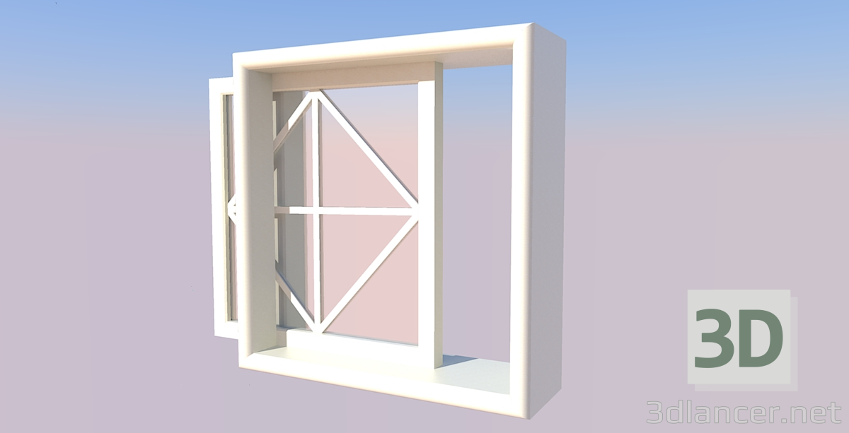 modèle 3D Fenêtre de - preview