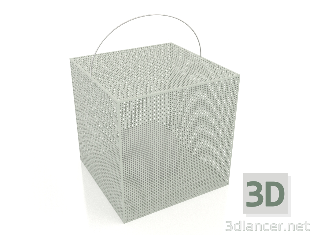 3 डी मॉडल मोमबत्ती बॉक्स 3 (सीमेंट ग्रे) - पूर्वावलोकन