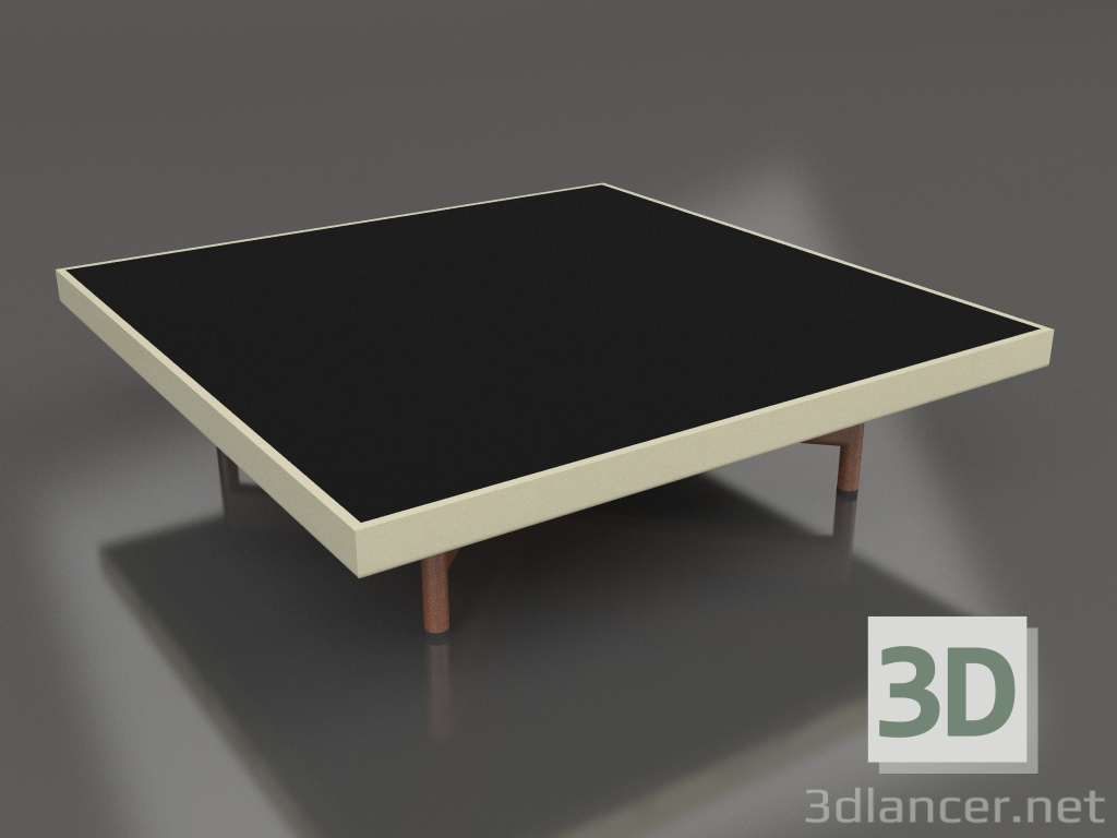 3d модель Квадратний журнальний столик (Gold, DEKTON Domoos) – превью