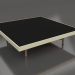 modello 3D Tavolino quadrato (Oro, DEKTON Domoos) - anteprima