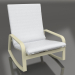 Modelo 3d Cadeira de balanço (ouro) - preview