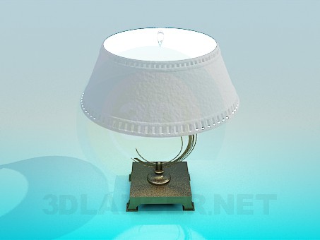 3d модель Настольная лампа в стиле классика – превью