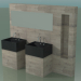 Modelo 3d Sistema de decoração de banheiro (D11) - preview