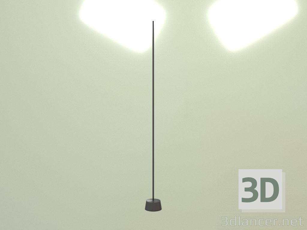 3D modeli Zemin lambası RLL2001 12W BK 4000K - önizleme