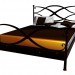 3d model Bed Geneve L50 - preview