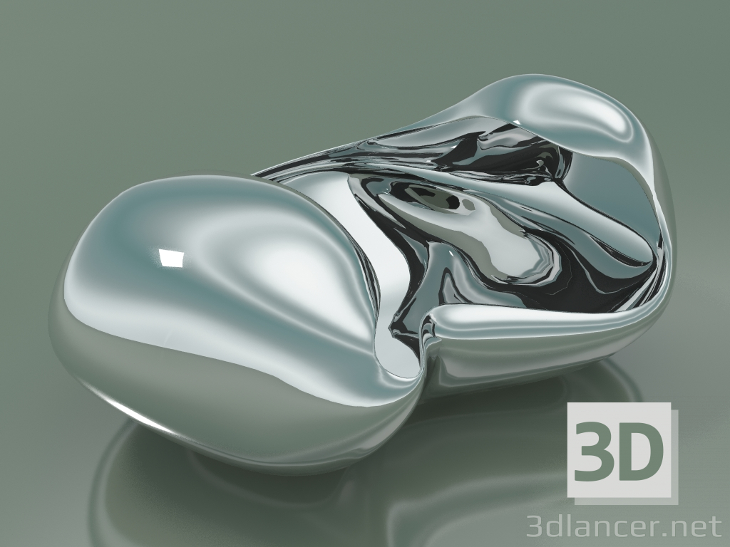 modello 3D Bowl Bouble (Platino) - anteprima