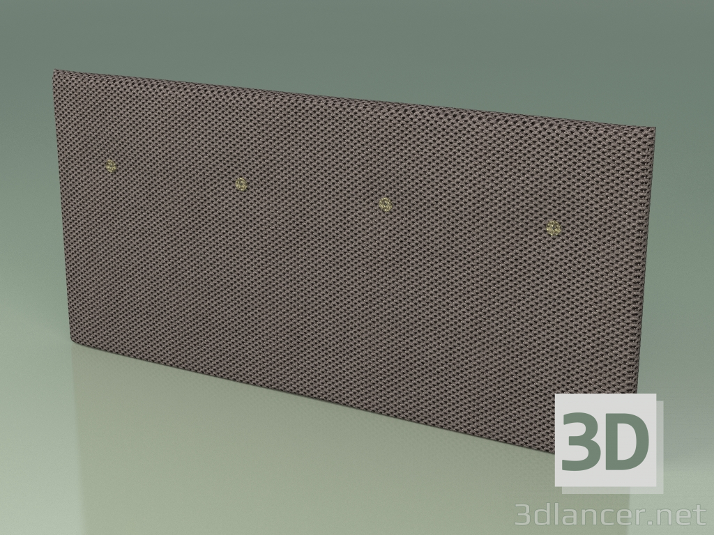 3D modeli Koltuk modülü 005 (sırtlık, 3D Net Gri) - önizleme