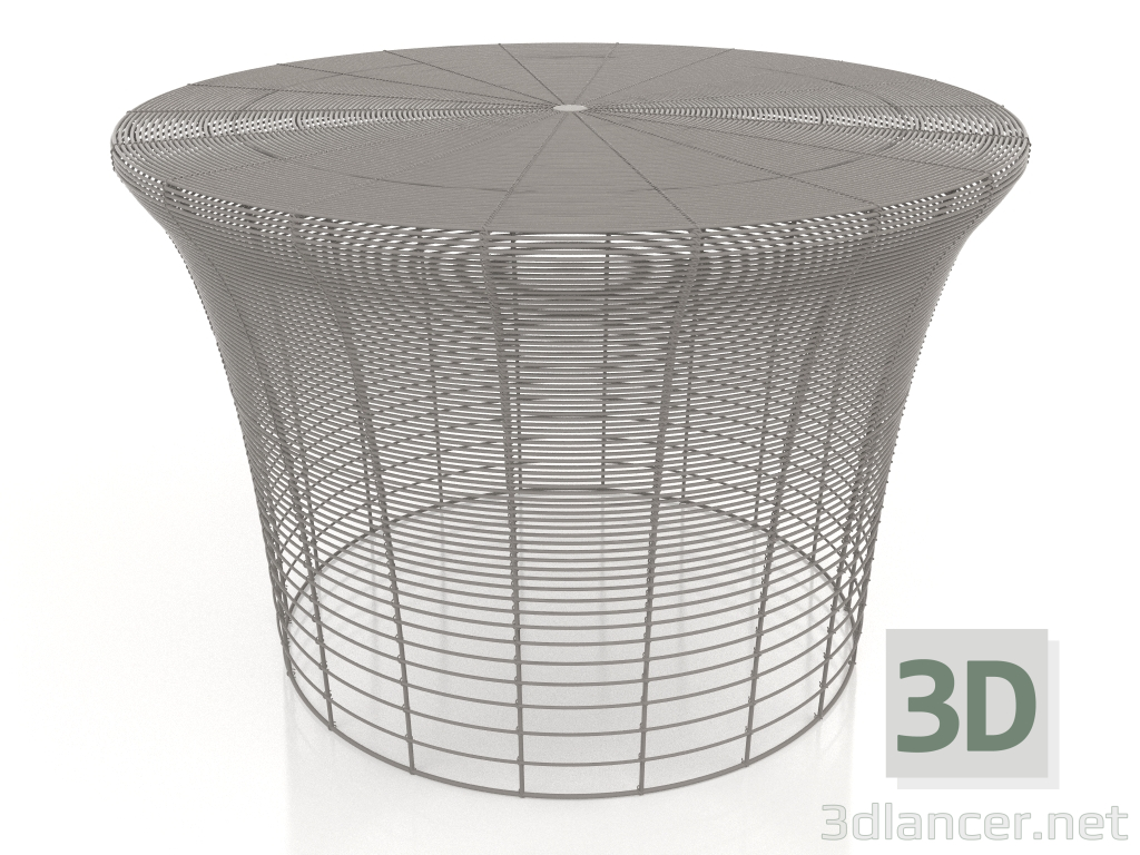 modello 3D Tavolino alto (Grigio quarzo) - anteprima