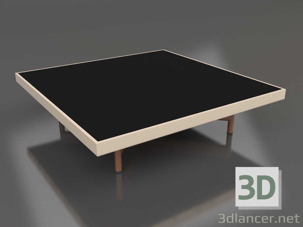 Modelo 3d Mesa de centro quadrada (Areia, DEKTON Domoos) - preview
