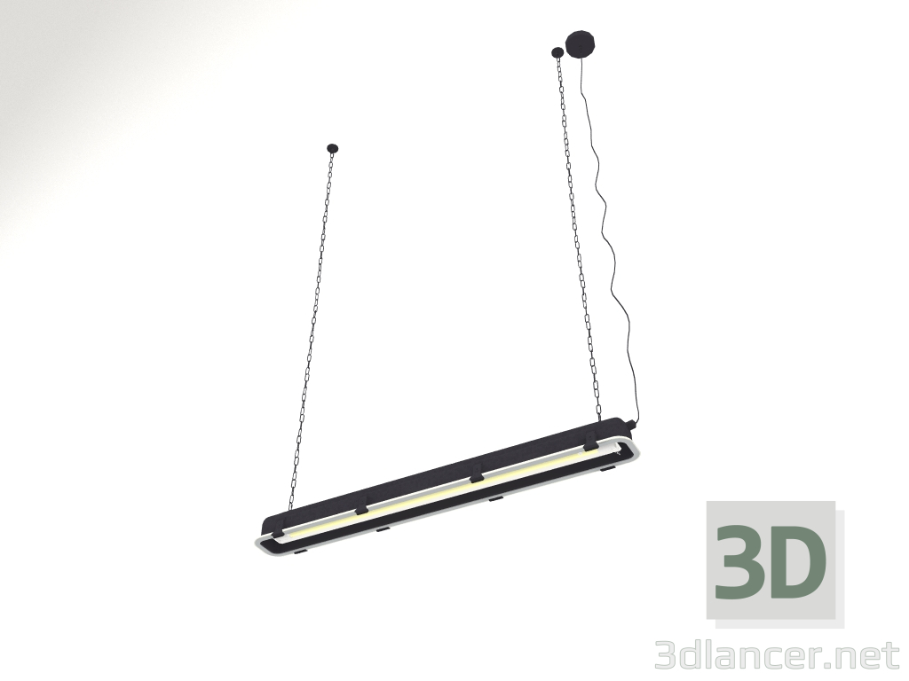 3d model Lámpara colgante GTA XL (Negro) - vista previa