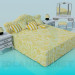modello 3D Mobilia della camera da letto - anteprima