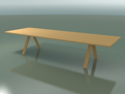 Mesa com bancada padrão 5002 (H 74 - 360 x 120 cm, carvalho natural, composição 1)