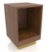 modèle 3D Table de chevet sans porte TM 04 (400x400x600, bois brun clair) - preview