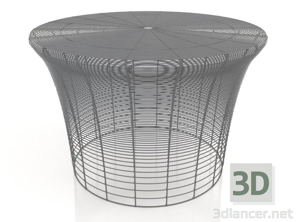 modello 3D Tavolino alto (Antracite) - anteprima