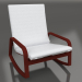 3d model Rocking chair (Wine red) - preview