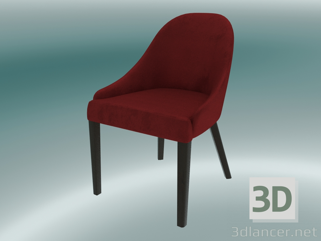 3D Modell Edgar Half Chair (Rot) - Vorschau